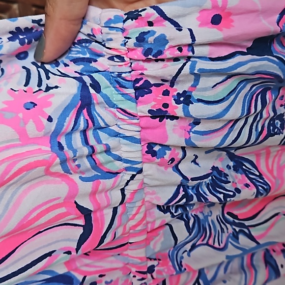 Lilly Pulitzer Gianni Skort Romper Prosecco Pink - Picture 5 of 8